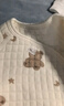 贝瑞加（Babyprints）婴儿半背衣新生儿秋冬衣服初生宝宝加厚上衣柔软护肚 星月52 实拍图