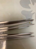 不锈钢烧烤签子家用针钎子烧烤用具铁烤针签字扁签钢烤串羊肉 不锈钢扁签28CM 50支 实拍图