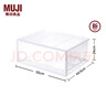无印良品（MUJI） 聚丙烯 收纳箱 抽屉式 储物箱 整理箱 衣物收纳箱 横宽型/深 长55*宽44.5*高30cm 4S 实拍图