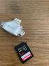 毕亚兹 苹果手机读卡器CF卡存储卡相机 iPhone外接TF内存卡Lightning插卡otg转接三合一传输转化 实拍图
