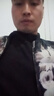 策息两件装冬季长袖T恤加绒打底毛衣男士高领打底衫纯色中领保暖上衣 蓄热【两件装】咖啡+黑色 加绒 L -建议100-110斤左右 实拍图