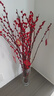 【银柳送挂饰】年宵花⭐真花鲜枝红色客厅室内干花盆栽摆件水培 【30枝】招财银柳-送新春挂件 60cm 实拍图