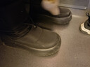 骆驼（CAMEL）雪地靴女简约厚底束带秋冬中筒保暖靴 L23W577074 黑色 38 实拍图