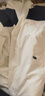 西域骆驼（VANCAMEL）冲锋衣款式女男三合一可拆卸短外套防风保暖加厚登山服情侣滑雪服 23658象牙白-女【三合一可拆内胆 S 实拍图