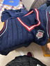 迪士尼（Disney）男童女童毛衣针织背心马甲春秋新款中大童儿童羊毛衫宝宝棉秋冬 藏青色 【纯棉款】 150 建议身高140~150厘米 实拍图