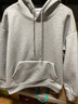 棉致卫衣男港风潮流简约连帽外套宽松百搭加绒纯色打底衫 实拍图