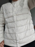 cheercoco2025冬季新款轻薄羽绒服女内胆小个子长袖圆领内穿无领轻便背心潮 杏色 XL【115-125斤】 实拍图