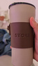 ISTTOKE【节日送礼】慕咖STTOKE咖啡杯精致陶瓷内胆保温杯便携水杯TT杯 【彭X晏同款】奢华黑350ml 实拍图