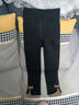 浪莎儿童打底裤女童秋冬加绒加厚保暖九分裤弹力宝宝中大童百搭潮流长裤 黑色-中厚 120（建议身高110-120） 实拍图