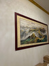 【山水装饰画】客厅沙发背景墙山水鸿运当头办公室床头风景国画 571万里长城 D：长2米X高1米   【 大号 】 实拍图