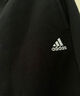 adidas情侣款加绒加厚直筒束脚运动裤男女阿迪达斯官方轻运动 黑色 M 实拍图