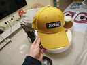 dickies字母绣标鸭舌棒球帽 男女鸭舌帽休闲情侣帽子 9537 姜黄 均码 可调节 实拍图
