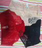 爱慕红本命年新年红品内裤女棉质底裆性感蕾丝中腰平角裤AM237541 实拍图