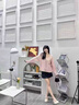 卓诗尼玛丽珍女鞋2025年春秋新款配裙子珍珠单鞋女法式皮鞋粗跟高跟鞋女 米白色-6CM 37 实拍图
