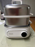 飞利浦（PHILIPS）电蒸锅 电煮锅 电火锅 多功能锅家用预约定时不锈钢涮蒸炖煮多用途锅早餐机9升三层大容量 【上蒸下煮 24H预约】HD3300/20 白色款 实拍图