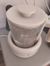 海尔（Haier）恒温壶玻璃婴儿调奶器 多功能冲泡奶粉电热水壶养生保恒温烧水壶 HBM-H118E 米白 1.2L 实拍图