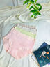 宝娜斯内裤女莫代尔含桑蚕丝内裆7A抑菌底裆透气中腰无痕女士性感裤衩子 奶茶肤+浅藤灰+雾浅绿+樱花粉 4条 M 【推荐体重80-115斤】 实拍图