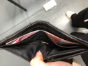 ANDSEEYOU品牌 钱包男 短款真皮手拿包 竖款带拉链皮夹 个性羊皮手抓包 时尚男青年商务手包 黑色 实拍图