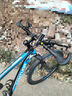EG7山地自行车成人学生变速越野单车双减震赛车26寸青少年男女 辐条【升级减震 轻量铝架】黑蓝 27.5寸24速【适合：175-190CM】 实拍图