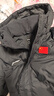 李宁（LI-NING）羽毛球服中长款羽绒服男女同款白鸭绒保暖舒适耐寒外套 黑色 M  实拍图