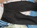 红蜻蜓（RED DRAGONFLY）休闲裤男加绒棉质商务休闲百搭直筒裤时尚修身微弹长裤子黑色30 实拍图
