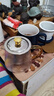 天喜（TIANXI）玻璃茶壶竖纹茶水分离壶茶道杯耐热加厚煮茶壶煮茶器带过滤烧水壶 竖纹茶壶 500ml 实拍图