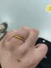 周六福繁樱雅韵古法黄金戒指女求婚戒指生日礼物A0112814 16号 约3.7g 实拍图