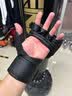 竞派MMA拳套半指拳击手套加厚成人搏击散打健身格斗打沙袋沙包护手套 毒牙五代半指拳套黑色 实拍图