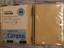 国誉(KOKUYO)A5活页纸替芯收纳夹Campus活页本内页收纳文件夹 1个 WSG-RU102 实拍图