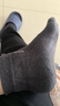 恒源祥男士袜子丝袜竹纤维防臭中筒袜春夏季吸汗透气防滑不掉跟商务短袜 中筒袜（黑色6双装） 均码 【适合38-42码脚】 实拍图