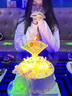 迪普尔生日蜡烛生日场景布置男女孩儿童派对装饰道具扇子彩色蛋糕插件 实拍图
