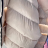 骆驼（CAMEL）【小太阳】户外羽绒服秋冬新款男女加厚保暖羽绒服面包服防泼水 白玉粉/幻影黑，男女同款，163 S 实拍图