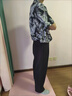 Angelgonzales夏威夷古巴领大码短袖冰丝花衬衫男胖子夏季薄款美式复古6939男 黑【树叶衬衫】 2XL 【145-165斤】 实拍图