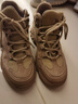 骆驼（CAMEL）工装靴女户外高帮鞋增高厚底休闲马丁靴 L24A283649 卡其 39  实拍图