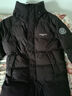 鸭鸭（YAYA）爸爸羽绒服男冬中年男士加肥大码中老年男款冬季中长款保暖外套D 黑色-YE4B719178A 2XL 实拍图
