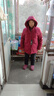 雅鹿羽绒服女可脱卸帽秋冬新款中年老年50岁奶奶羽绒冬装XWJ 酒红 5XL 190（建议155-170斤） 实拍图