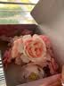 星恒梦仿真花绢花花朵痛包装饰假花材料手工diy头饰花环婚庆胸花材料包 仿真花绢花粉色一套20朵 实拍图