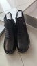 红蜻蜓短靴女加绒保暖雪地靴中老年棉皮鞋平底牛皮棉鞋WTC428791黑色38 实拍图