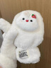 尤克达蒂（yookdd） 手套女冬季骑行保暖毛绒绒加厚柔软学生可爱小兔可挂脖防寒手套 毛绒手套【可爱小兔白色】 实拍图