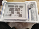 虹泰（HoTai）挂钟万年历电子钟表客厅数字日历挂钟创意简约家用闹钟188-228 A129-02黑(23x17cm) 实拍图