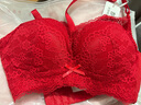 都市丽人本命年内衣女新年红色文胸专利聚拢无钢圈蕾丝胸罩2B0514 实拍图