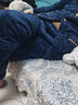 芬腾睡衣男三层加厚珊瑚绒夹棉家居服套装秋冬季男士加绒法兰绒 实拍图