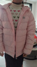 361°儿童轻薄羽绒服25冬男女中大童防风保暖外套N32341901 粉150 实拍图