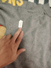 史努比男童毛衣儿童加绒加厚冬装针织衫圆领套头新款中大童线衣男孩纯棉 灰色不加绒 150 (建议身高140左右) 实拍图