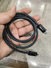 毕亚兹 同轴镀银芯雷电4线Type-C USB4线 8K@60Hz 100W40G 同轴版镀银线芯雷电4数据线 1米 实拍图