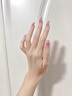 颜菲洛穿戴甲纯手工美甲贴片长款指甲可拆带工具含果冻胶婚甲婚纱照 冰透猫眼-M码(25mm) 10片 送工具包 实拍图
