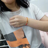 中国黄金本命年黄金手链女足金五福蛇转运珠红绳生日礼物送女朋友老婆实用 【爆富蛇宝】蛇年本命年礼物 实拍图