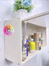 弗林斯 厨房吊柜下置物柜调料柜家用上翻壁挂式墙上置物架免打孔收纳架 奶茶白-80CM 实拍图