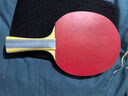 红双喜狂飙6星横拍双面反胶乒乓球拍H6002含6只乒乓球 实拍图