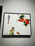 柳莺花燕免打孔电表箱装饰画现代简约客厅餐厅挂画电闸箱配电箱遮挡壁画 事事如意 55X45遮挡45X35表箱 上掀款 实拍图